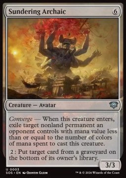 Magic: The Gathering Sundering Archaic SOS-3 single card