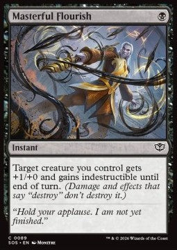 Magic: The Gathering Masterful Flourish SOS-89 single card