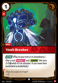 Riftbound Vault Breaker UNL-010 single card