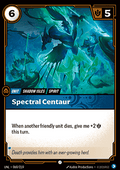 Riftbound Spectral Centaur UNL-068 single card