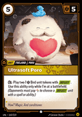 Riftbound Ultrasoft Poro UNL-160 single card