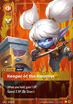 Riftbound Poppy, Keeper of the Hammer UNL-203 single card