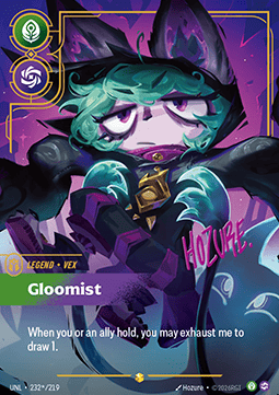 Riftbound Vex, Gloomist UNL-232* single card