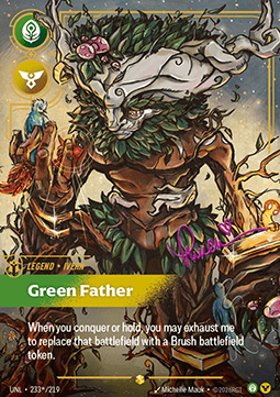 Riftbound Ivern, Green Father UNL-233* single card