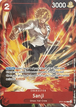 [UP-ST21-003] One Piece Card Game: Sanji Common Single Card (Unnumbered Promos) - English One Piece Card Game single card