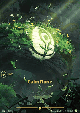 Riftbound Calm Rune UNL-R02a single card