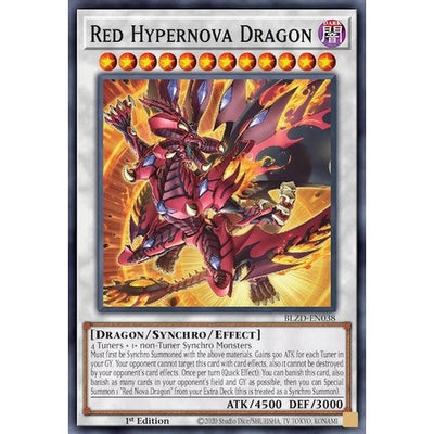 Red Hypernova Dragon - Blazing Dominion (Super Rare) [BLZD-038]