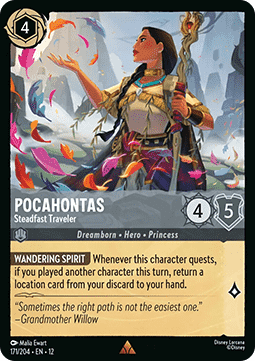 Pocahontas - Steadfast Traveler (V.1)