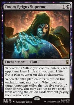 Magic: The Gathering Doom Reigns Supreme MSH-96 single card