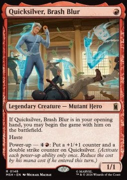 Magic: The Gathering Quicksilver, Brash Blur MSH-148 single card