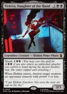 Magic: The Gathering Elektra, Daughter of the Hand MSH-97 single card