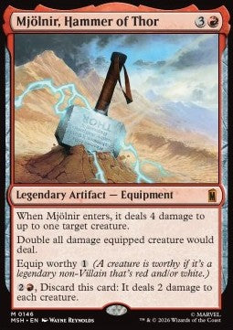 Magic: The Gathering Mjölnir, Hammer of Thor MSH-146 single card