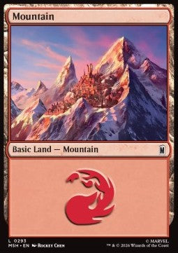 Magic: The Gathering Mountain MSH-293 single card