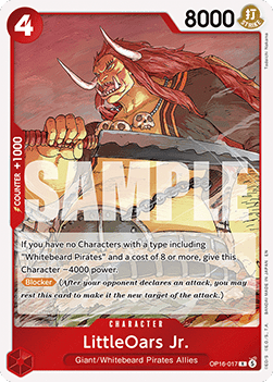 [OP16-017] One Piece Card Game: LittleOars Jr. Rare Single Card (The Time of Battle) - English One Piece Card Game single card