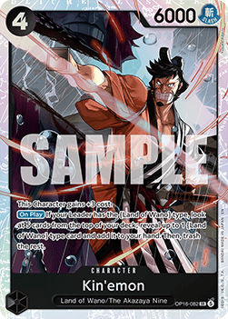 [OP16-082] One Piece Card Game: Kin'emon Super Rare Single Card (The Time of Battle) - English One Piece Card Game single card