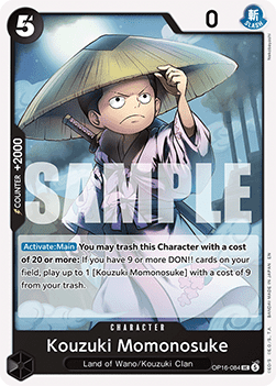 [OP16-084] One Piece Card Game: Kouzuki Momonosuke Uncommon Single Card (The Time of Battle) - English One Piece Card Game single card