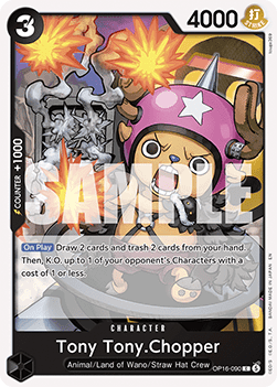 [OP16-090] One Piece Card Game: Tony Tony.Chopper Common Single Card (The Time of Battle) - English One Piece Card Game single card