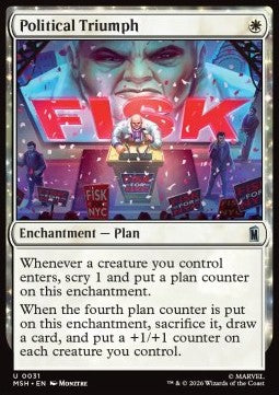 Magic: The Gathering Political Triumph MSH-31 single card