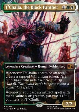 Magic: The Gathering T'Challa, the Black Panther MSC-7 single card