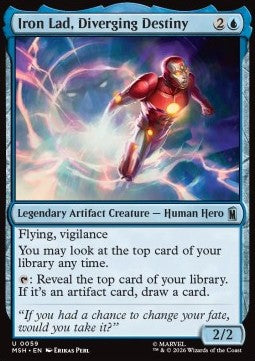 Magic: The Gathering Iron Lad, Diverging Destiny MSH-59 single card