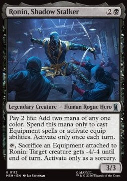 Magic: The Gathering Ronin, Shadow Stalker MSH-112 single card