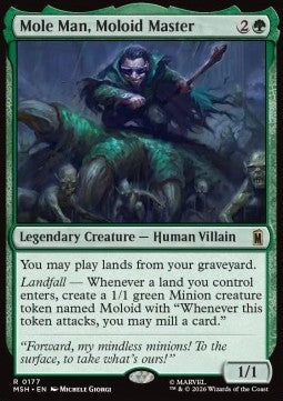 Magic: The Gathering Mole Man, Moloid Master MSH-177 single card