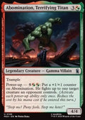 Magic: The Gathering Abomination, Terrifying Titan MSH-198 single card