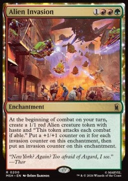 Magic: The Gathering Alien Invasion MSH-200 single card