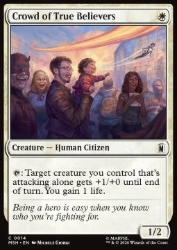 Magic: The Gathering Crowd of True Believers MSH-14 single card