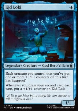 Magic: The Gathering Kid Loki MSH-63 single card