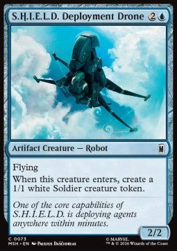 Magic: The Gathering S.H.I.E.L.D. Deployment Drone MSH-73 single card