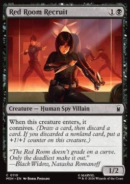 Magic: The Gathering Red Room Recruit MSH-110 single card