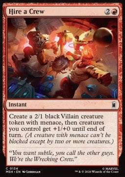 Magic: The Gathering Hire a Crew MSH-134 single card