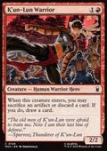 Magic: The Gathering K'un-Lun Warrior MSH-140 single card