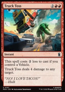 Magic: The Gathering Truck Toss MSH-157 single card
