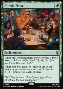 Magic: The Gathering Heroic Feast MSH-172 single card