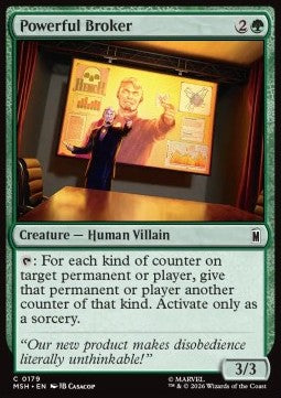 Magic: The Gathering Powerful Broker MSH-179 single card