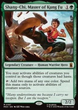 Magic: The Gathering Shang-Chi, Master of Kung Fu MSH-187 single card