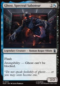 Magic: The Gathering Ghost, Spectral Saboteur MSH-214 single card