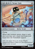 Magic: The Gathering H.E.R.B.I.E. Scout Unit MSH-247 single card