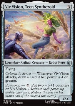 Magic: The Gathering Viv Vision, Teen Synthezoid MSH-256 single card