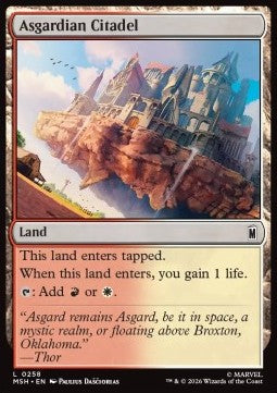 Magic: The Gathering Asgardian Citadel MSH-258 single card