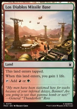 Magic: The Gathering Los Diablos Missile Base MSH-270 single card