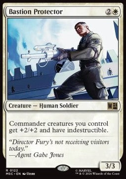 Magic: The Gathering Bastion Protector MSC-122 single card