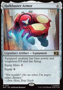 Magic: The Gathering Hulkbuster Armor MSC-107 single card