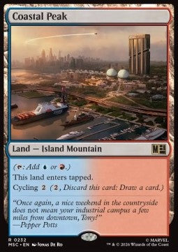 Magic: The Gathering Coastal Peak MSC-232 single card