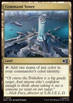 Magic: The Gathering Command Tower MSC-233 single card