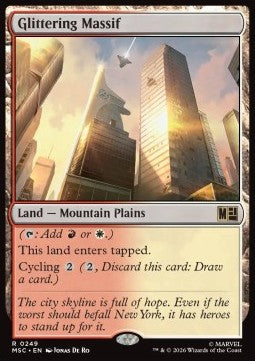 Magic: The Gathering Glittering Massif MSC-249 single card