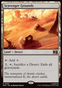Magic: The Gathering Scavenger Grounds MSC-263 single card