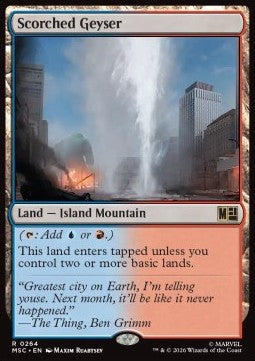 Magic: The Gathering Scorched Geyser MSC-264 single card